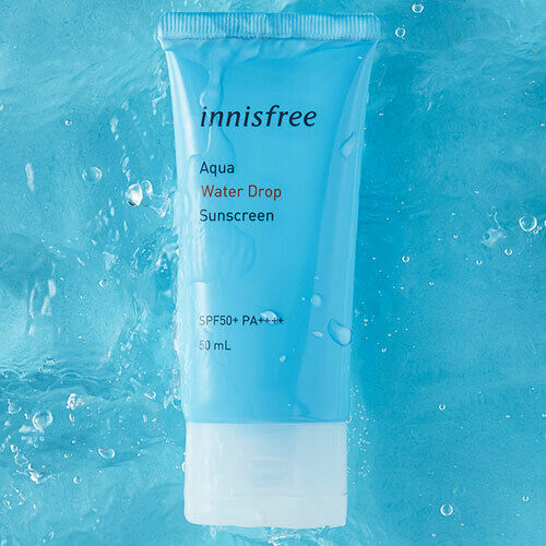 Innisfree, Innisfree Aqua Water Drop Sunscreen SPF50+ PA++++, Innisfree Aqua Water Drop Sunscreen SPF50+ PA++++ รีวิว, Innisfree Aqua Water Drop Sunscreen SPF50+ PA++++ ราคา, Innisfree Aqua Water Drop Sunscreen SPF50+ PA++++ 50 ml., Innisfree กันแดด