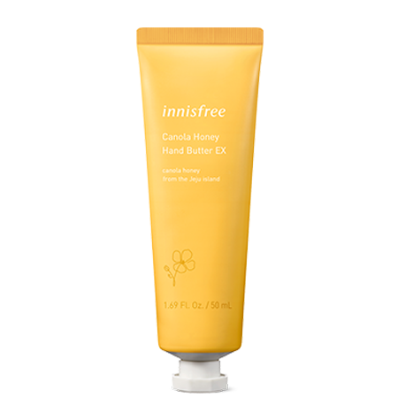 Innisfree Canola Honey Hand Butter EX 50ml ครีมทามือจากน้ำผึ้งดอกคาโนล่า บำรุงและช่วยเติมความชุ่มชื้นให้ผิว