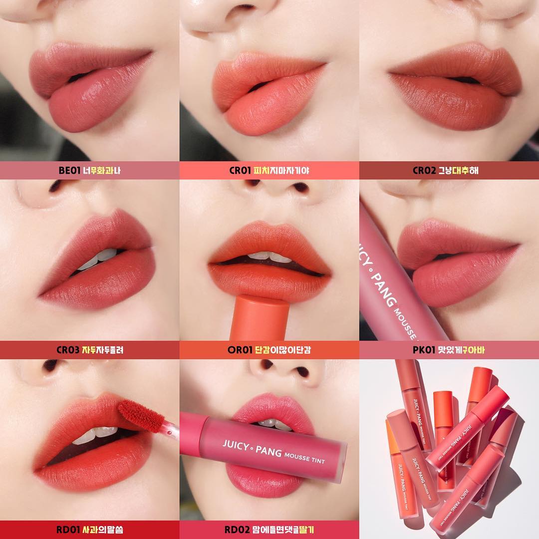 A'PIEU Juicy-Pang Mousse Tint ,ลิปทินท์ A'pieu 