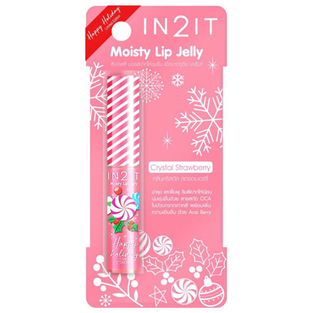 IN2IT, IN2IT Moisty Lip Jelly, IN2IT Moisty Lip Jelly รีวิว, IN2IT Moisty Lip Jelly 5g, IN2IT Moisty Lip Jelly #01 Peachy Candy, IN2IT Moisty Lip Jelly #02 Crystal Strawberry, ลิปกลอส, ลิปกลอสเนื้อเจลลี่, ลิปกลอส IN2IT