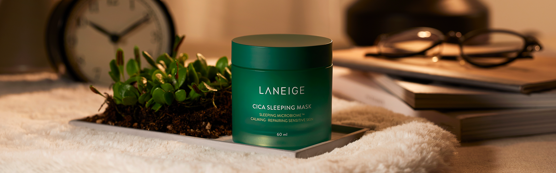 Laneige Special Care Cica Sleeping Mask 60ml สูตรใหม่!! Sleeping Microbiome