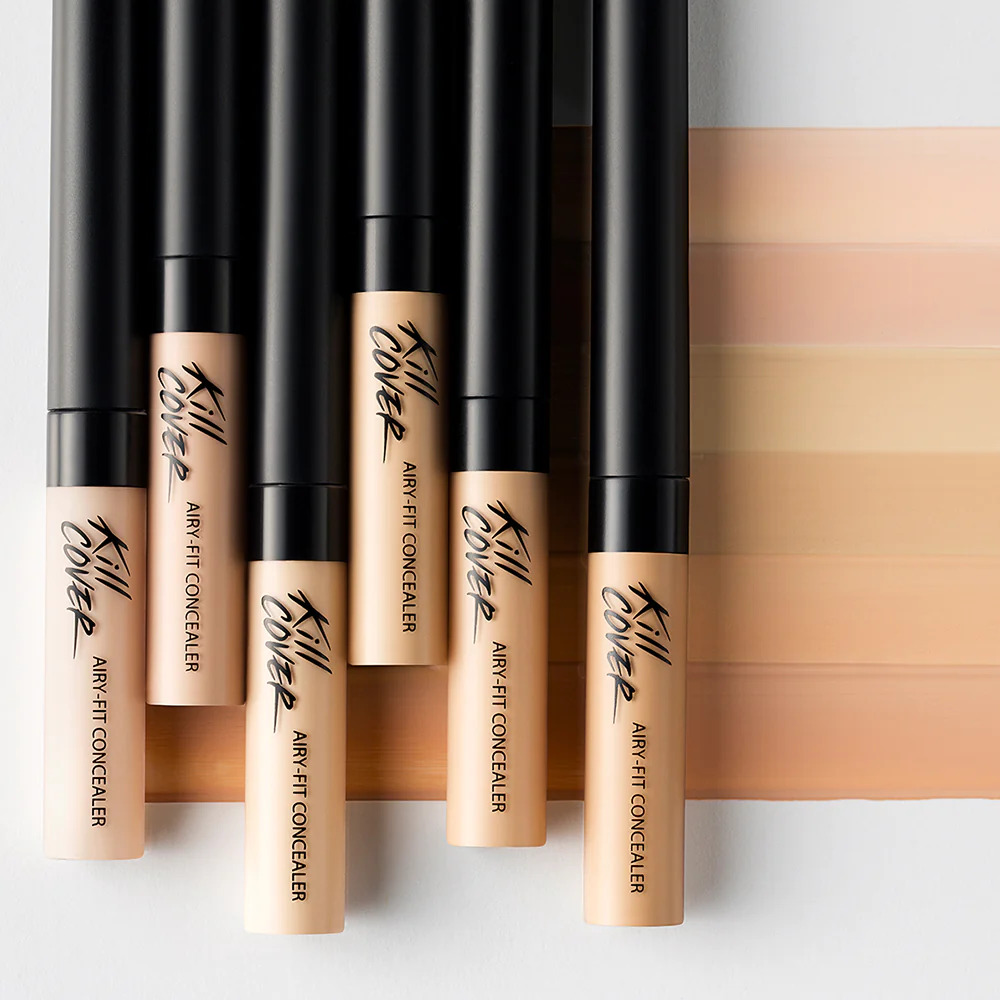 Kill Cover Airy-Fit Concealer #04 (No Box) 3g  คอนซีลเลอร์ ปกปิดแบบ Air Fit เบาสบายผ่านการยึดเกาะแบบบางที่ไม่จับตัวเป็นก้อน เกลี่ยง่าย ติดแน่นสนิท 